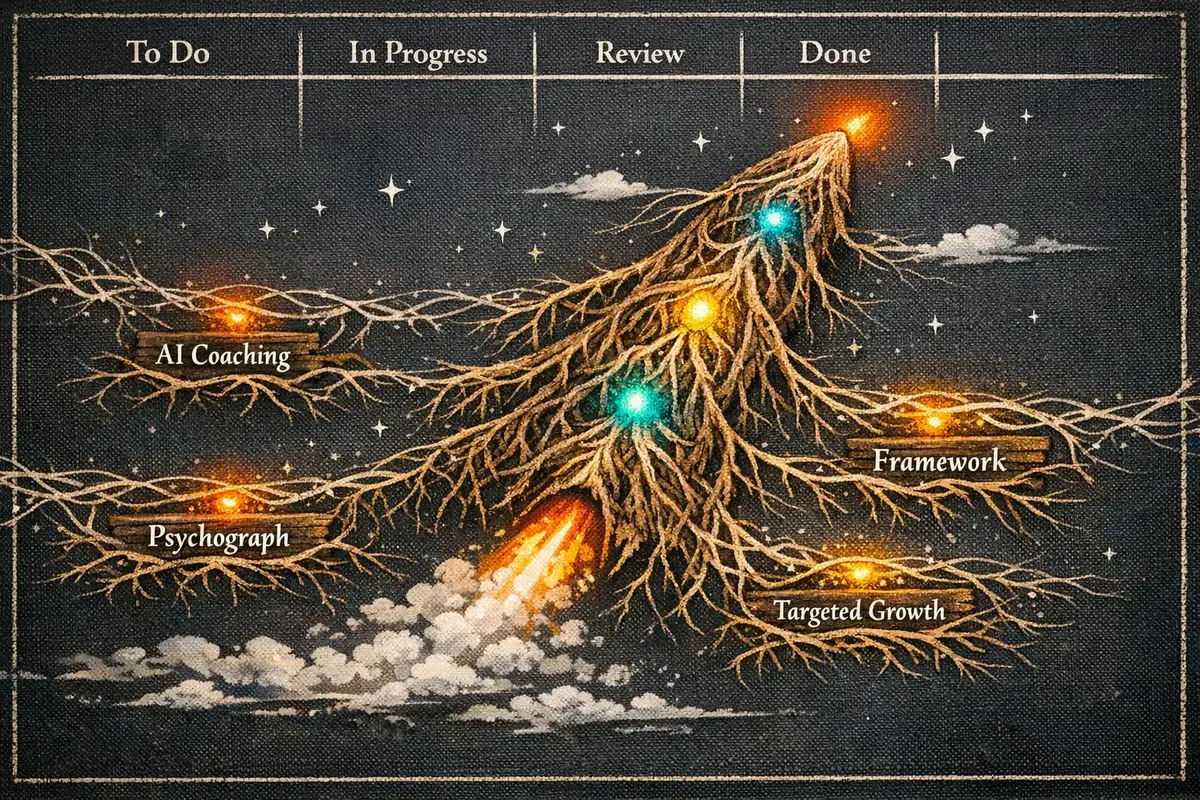 AI-powered psychograph mapping for targeted coaching