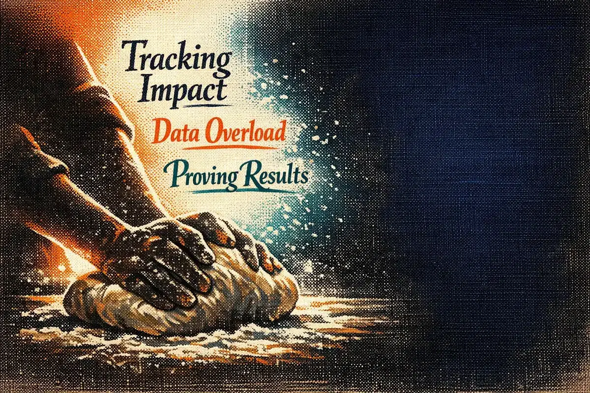 AI coaching impact chart with retention and readiness KPIs