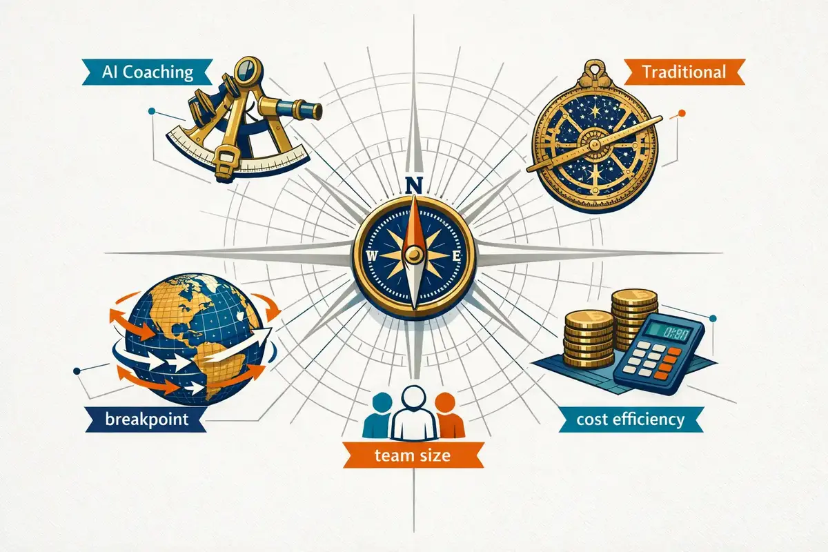Scaling leadership development cost curve visualization