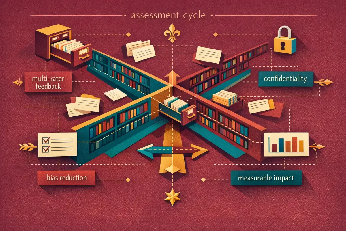 Board assessment feedback and action planning visual