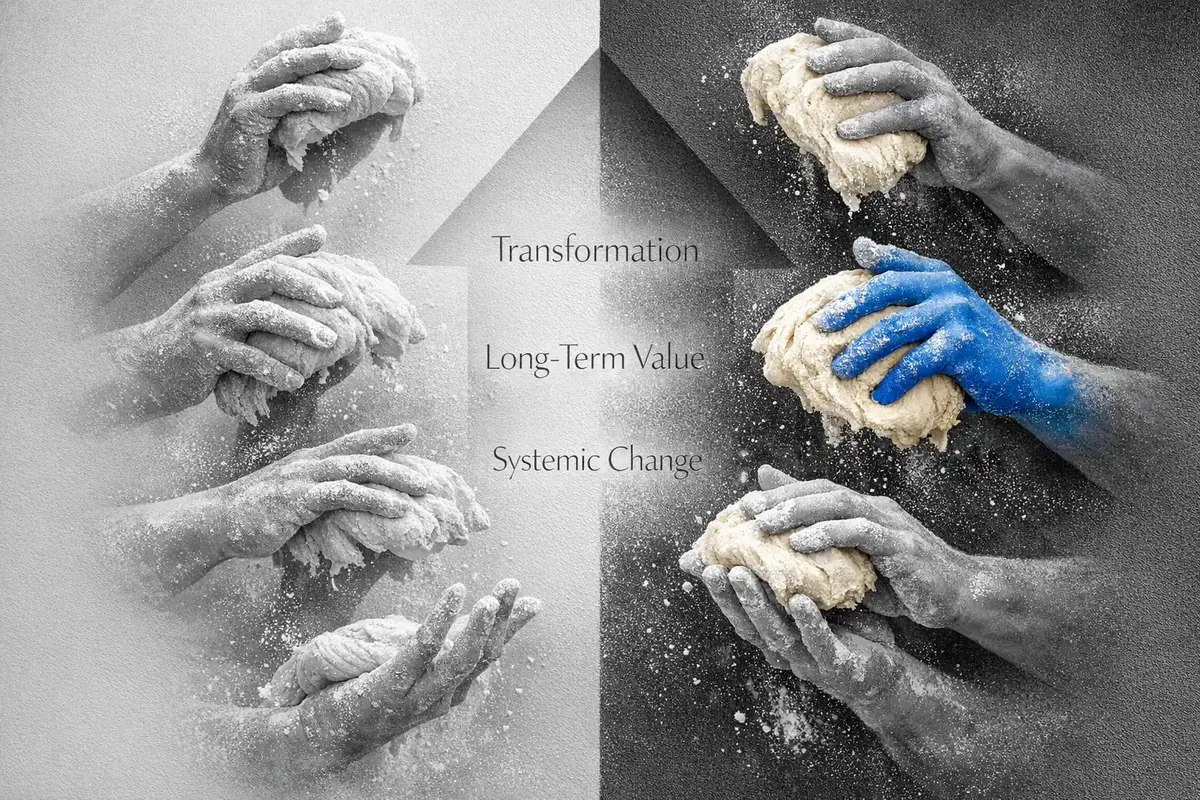 Visual representation of coaching ripple effect across teams