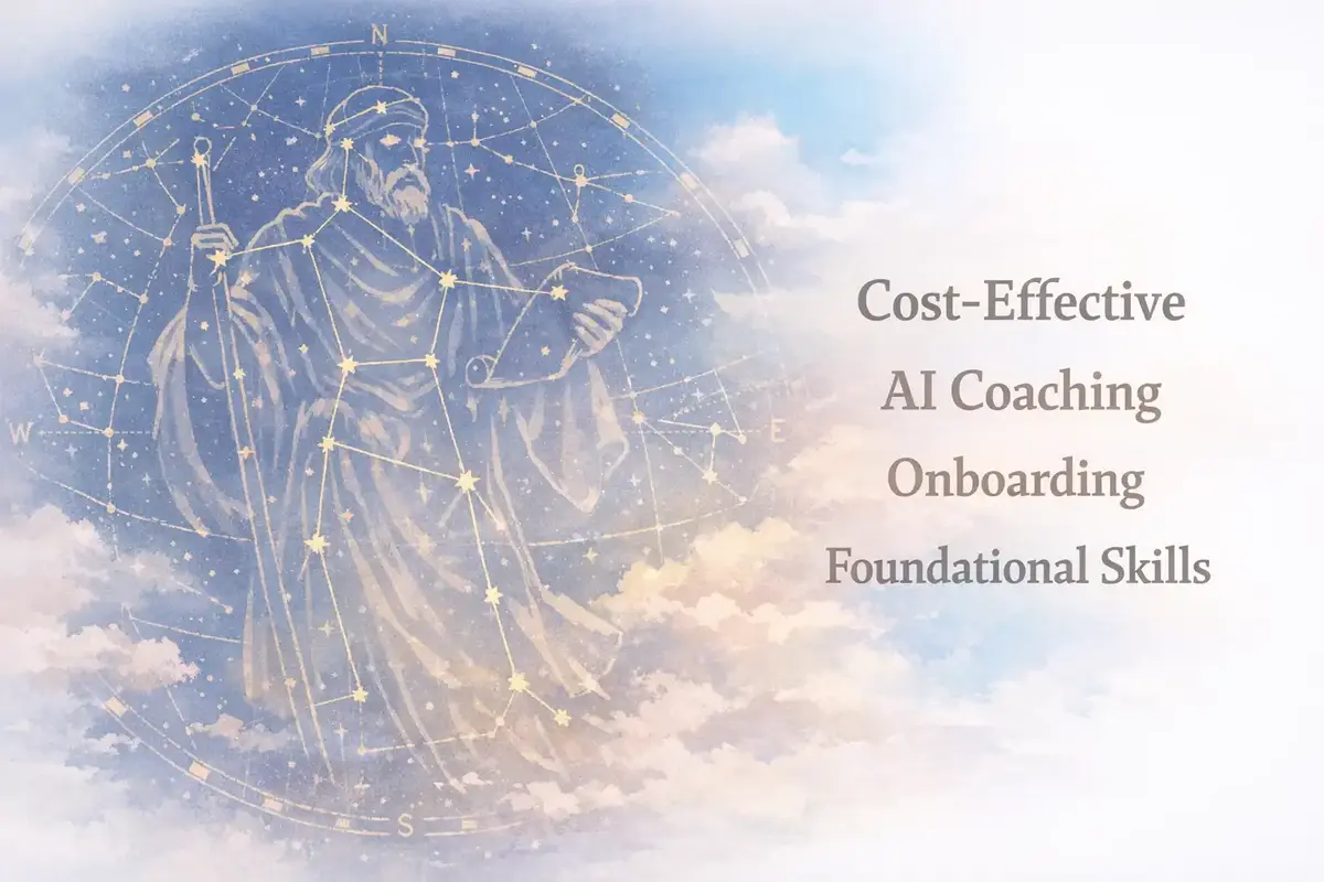 A visual representation of AI coaching platforms supporting new leader onboarding