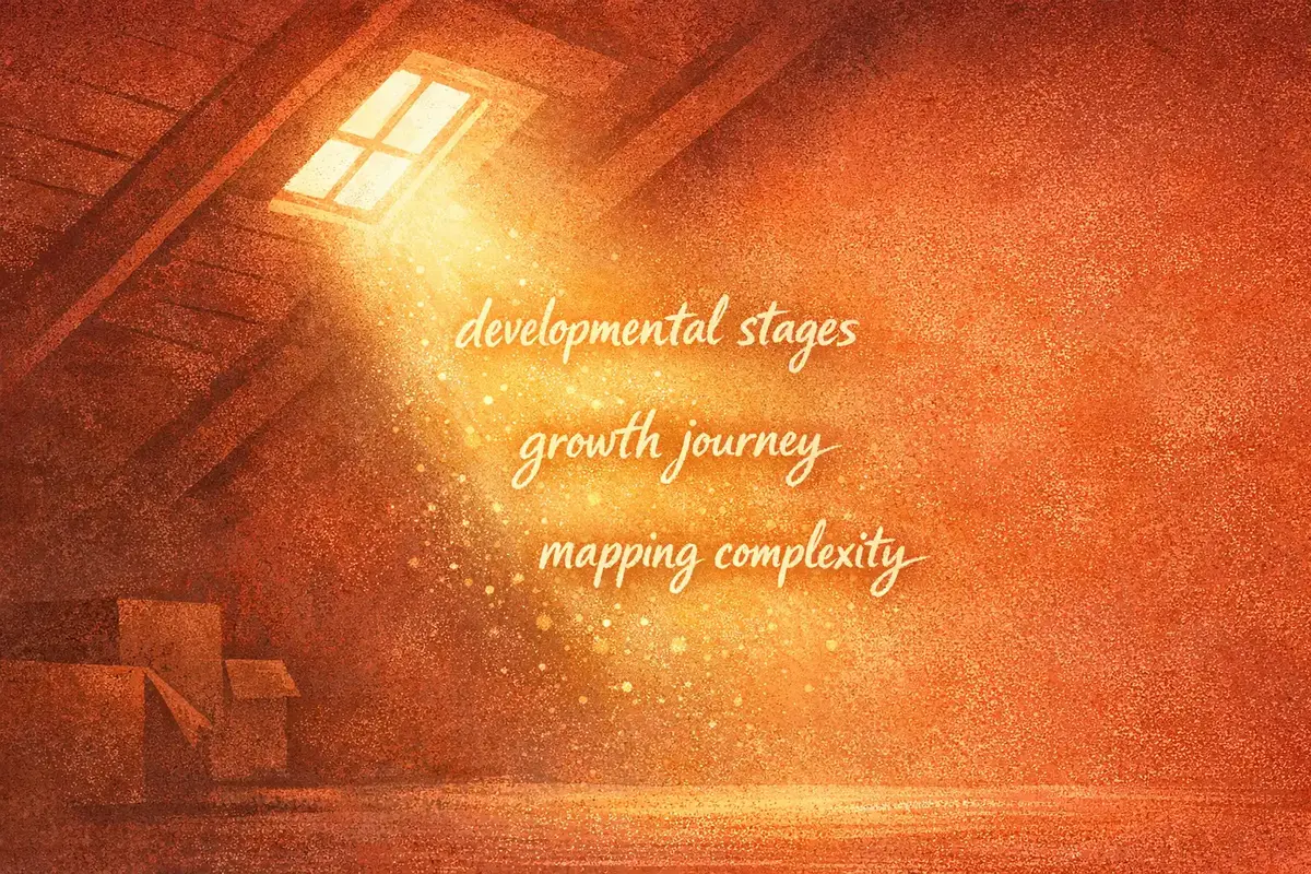 Illustration of AQAL quadrants and developmental mapping in AI coaching
