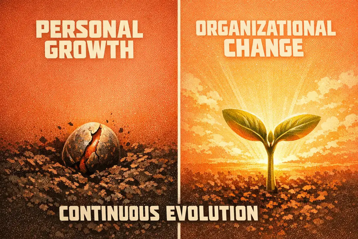 executive team celebrating a successful organizational transformation