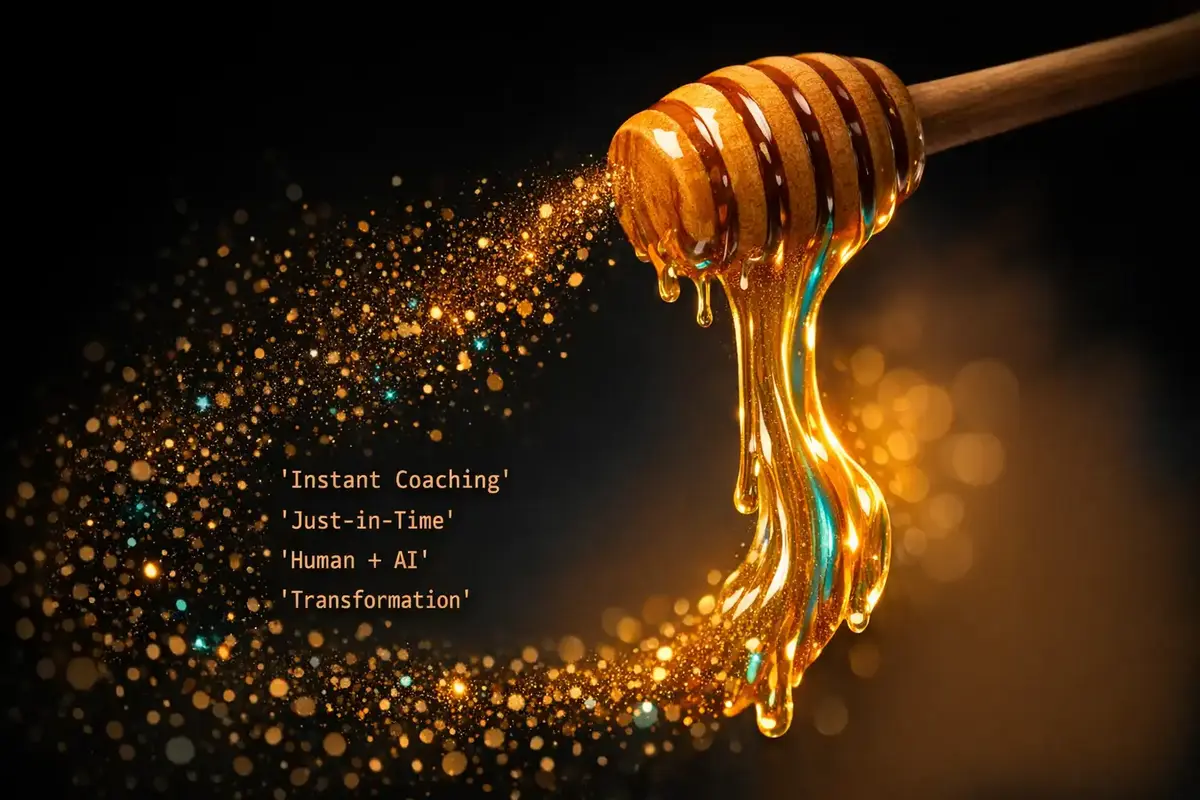 HR leader reviewing AI coaching integration dashboard