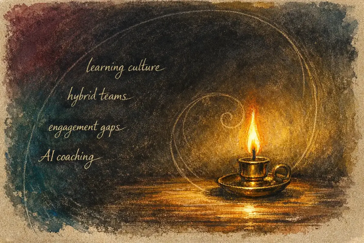 Hybrid team collaborating virtually