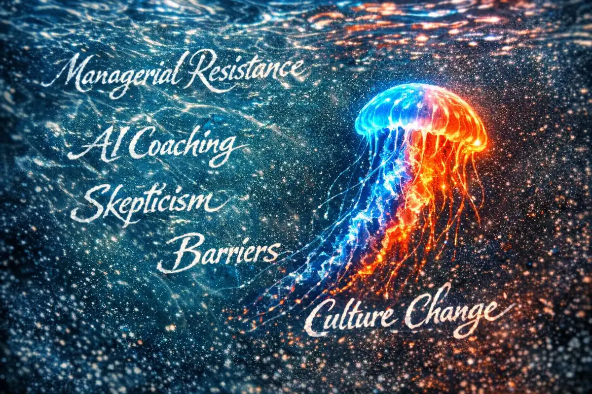 A visual representation of organizational change management in a traditional hierarchy