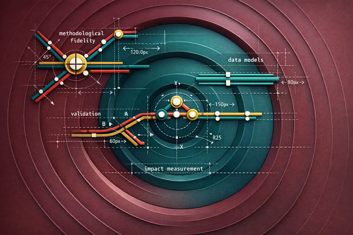 Visual representation of mapping Integral quadrants to AI data inputs