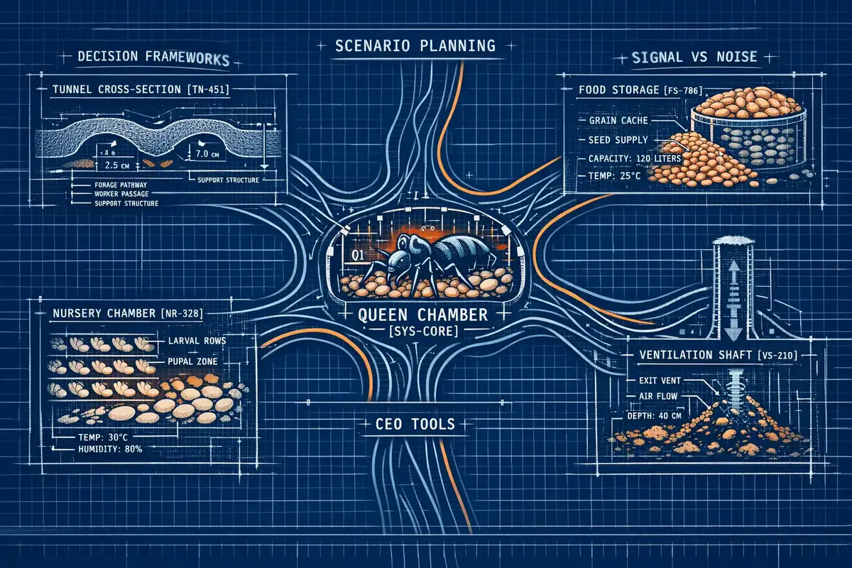 A group of executives participating in a scenario mapping workshop with digital tools