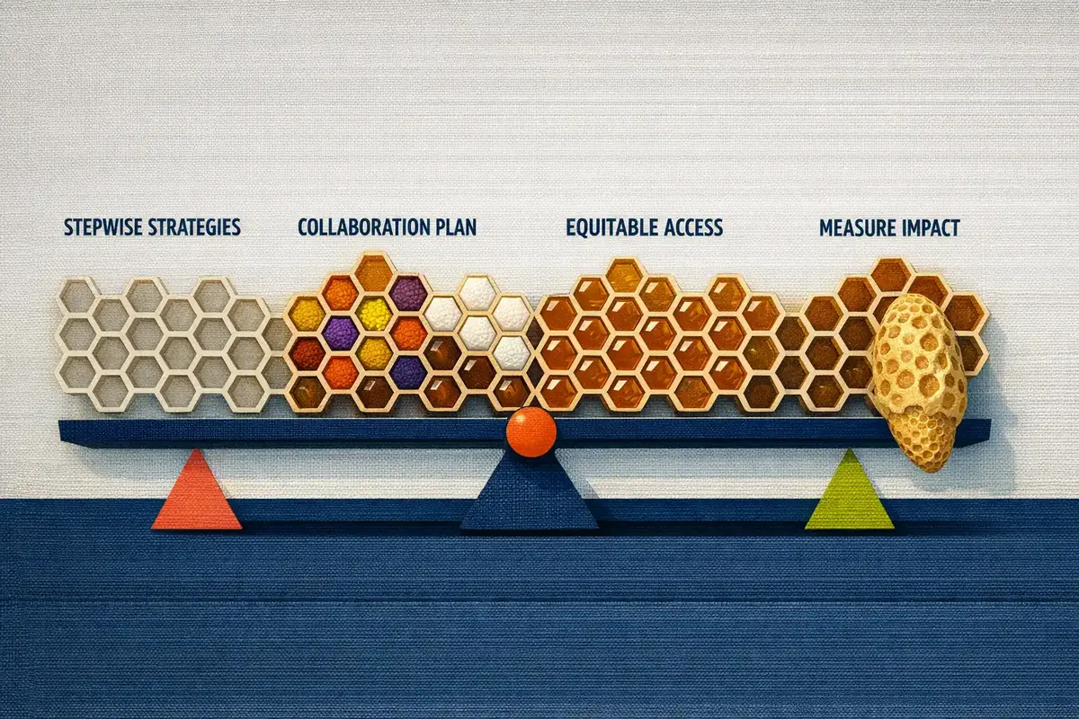 Team leader facilitating a hybrid learning session