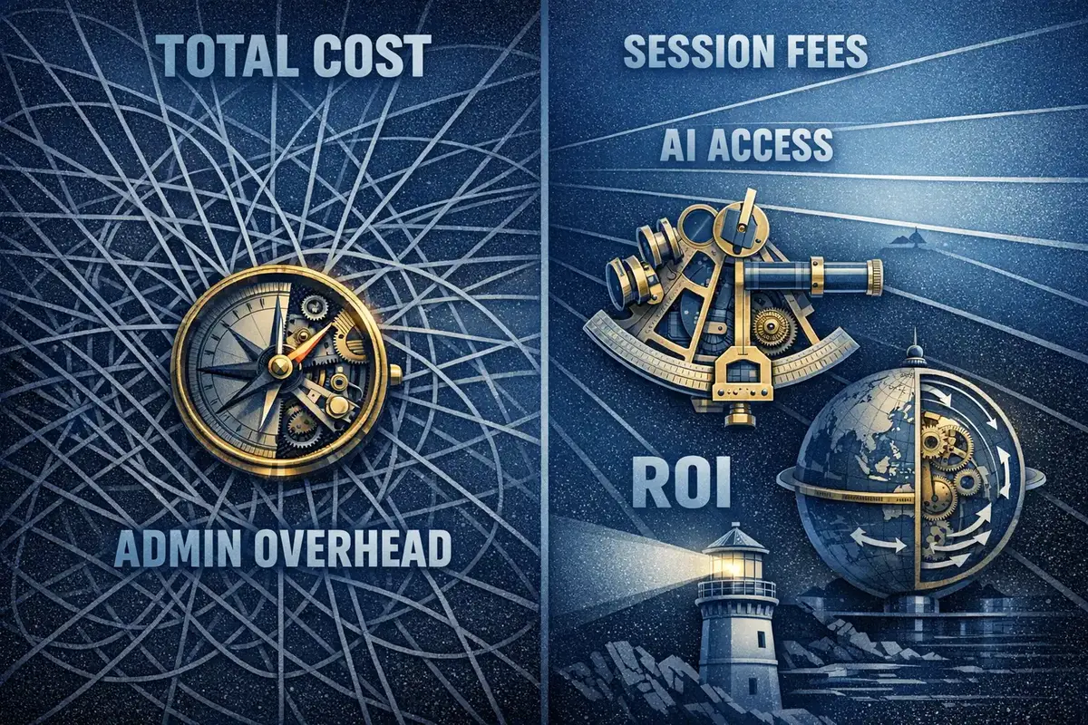 A scenario showing a leader accessing AI coaching instantly on a mobile device while working remotely.