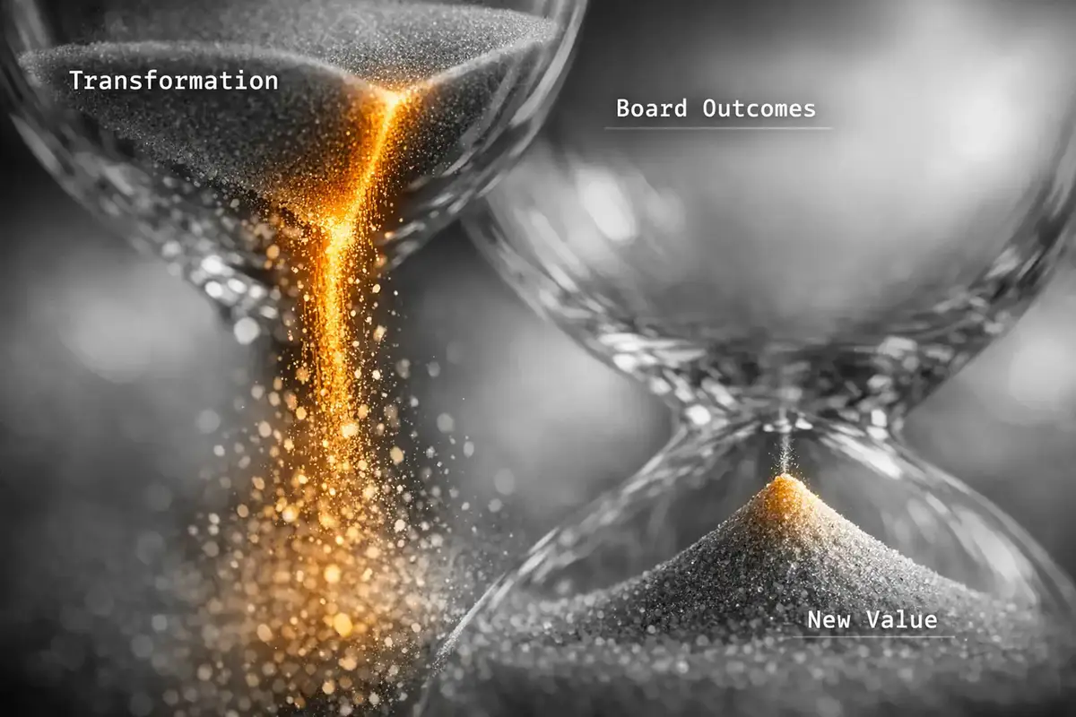 Boardroom discussion with varied perspectives