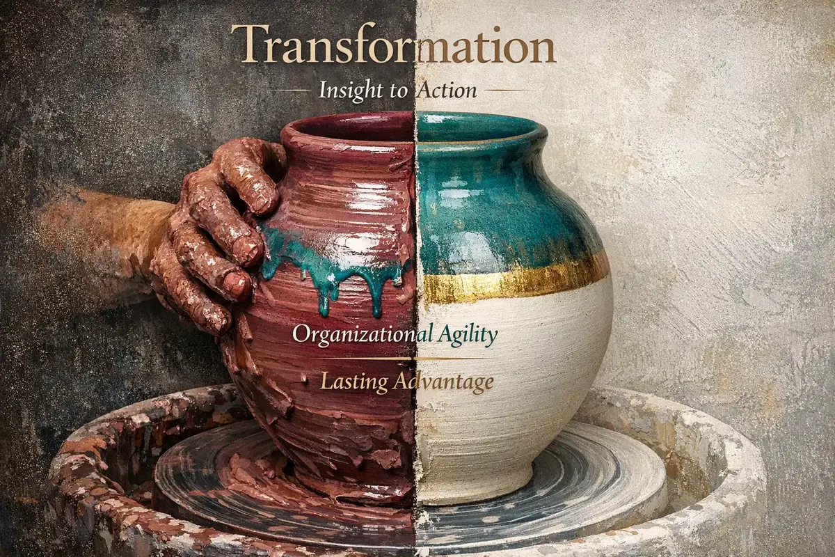 Diagram of human-AI collaboration in executive decision-making