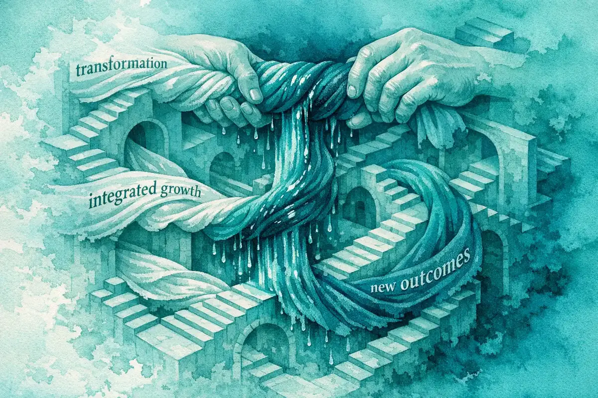 Visualization of the user journey in AI-powered developmental coaching