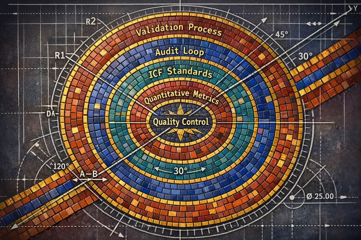 Visualization of coaching metrics analytics and validation data